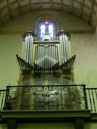 Órgano construido en 1884 por Aquilino Amezua